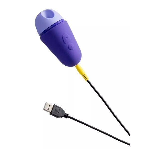 ROMP Free X vacuum clitoral stimulator, silicone, Purple