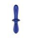 Фалоімітатор подвійний зі скла Satisfyer Double Crystal, синій ST4045931 фото 3 Safeyourlove