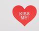 Star Night Kiss Me hearts nipple stickers, Red