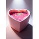 Świeca do masażu w kształcie serca Candy Bubble Gum, 70 ml