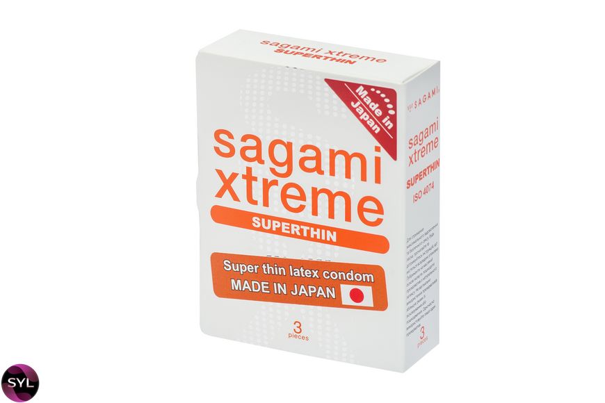 Упаковка 3шт Sagami Xtreme Superthin S000990796 фото