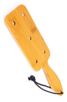 Падл Fetish Tentation Paddle Wide and Short Bamboo, упакований у ПЕ пакет SO7010 SafeYourLove