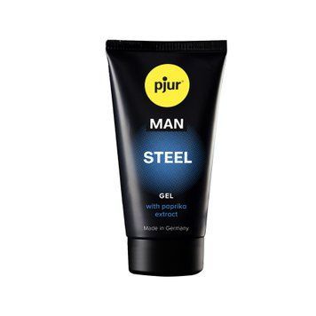 Гель для пениса стимулирующий pjur MAN Steel Gel 50 ml с экстрактом паприки и ментолом PJ12910 фото