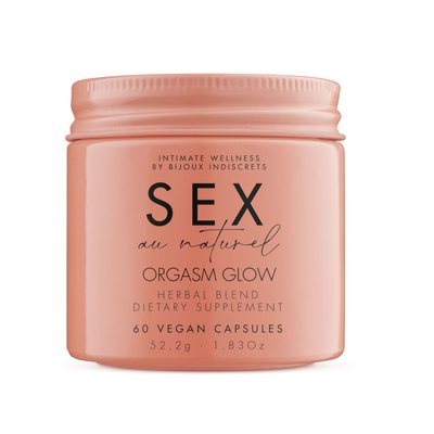 Натуральна харчова добавка для підвищення лібідо Bijoux Indiscrets Sex au Naturel – Orgasm Glow SO6631 SafeYourLove