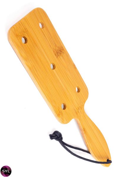 Падл Fetish Tentation Paddle Wide and Short Bamboo, упакований у ПЕ пакет SO7010 SafeYourLove