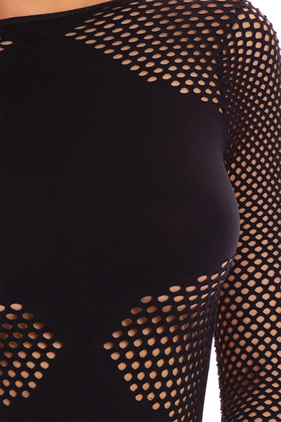 БОДИ DEFINITIVE DIVA BODYSUIT BLACK, OS 7227050BLKOS фото
