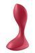 Anatomical anal plug with vibration Satisfyer Backdoor Lover red