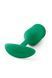 Зеленая анальная пробка со смещенным центром тяжести B-Vibe Snug Plug 2, силиконовая 65123 /BV-008 GRN фото 3