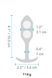 Зеленая анальная пробка со смещенным центром тяжести B-Vibe Snug Plug 2, силиконовая 65123 /BV-008 GRN фото 5