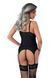 Корсет з підв'язками мереживною Daring Intimates Underboob Cami Garter, зі стрінгами, чорний, S/M DI75102 фото 4 Safeyourlove