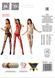 Bodystocking BS060 Black Passion, z geometrycznym wzorem, czarny, rozmiar S/L