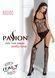 Bodystocking BS060 Black Passion, z geometrycznym wzorem, czarny, rozmiar S/L