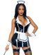 Сексуальный костюм горничной Leg Avenue Naughty Maid из винила, M 86973/M фото 1