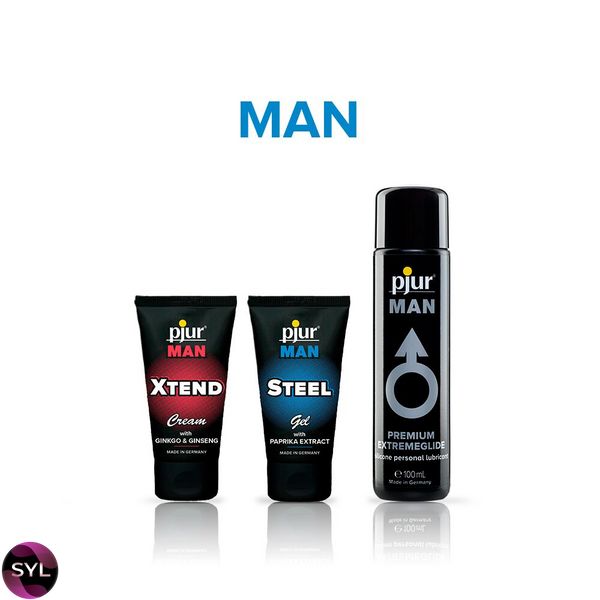 Гель для пениса стимулирующий pjur MAN Steel Gel 50 ml с экстрактом паприки и ментолом PJ12910 фото