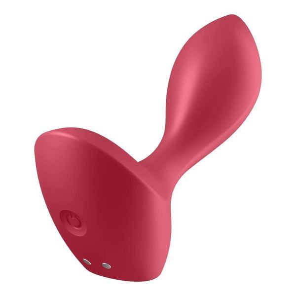 Anatomical anal plug with vibration Satisfyer Backdoor Lover red