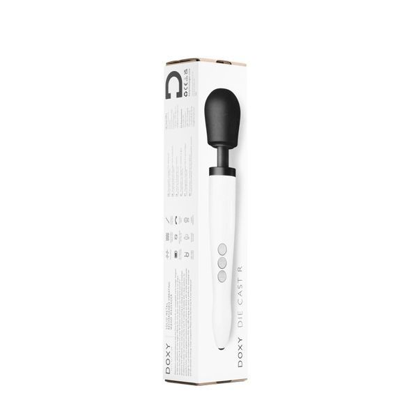 Masażer wibracyjny DOXY Die Cast R Stardust, White