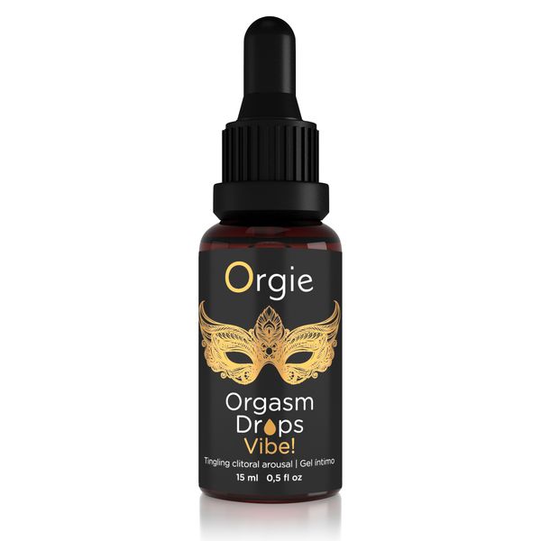 Krople do łechtaczki z wibracją ORGASM DROPS VIBE!, 15 ml ORGIE (Brazylia-Portugalia)