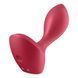 Anatomical anal plug with vibration Satisfyer Backdoor Lover red