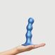 Насадка для страпона Strap-On-Me Dildo Plug Balls Blue Metallic M SO7818 фото 3 Safeyourlove