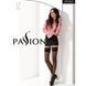 stockings on openwork silicone elastic band Passion ST003 grafit, Graphite, 3/4