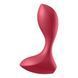 Anatomical anal plug with vibration Satisfyer Backdoor Lover red