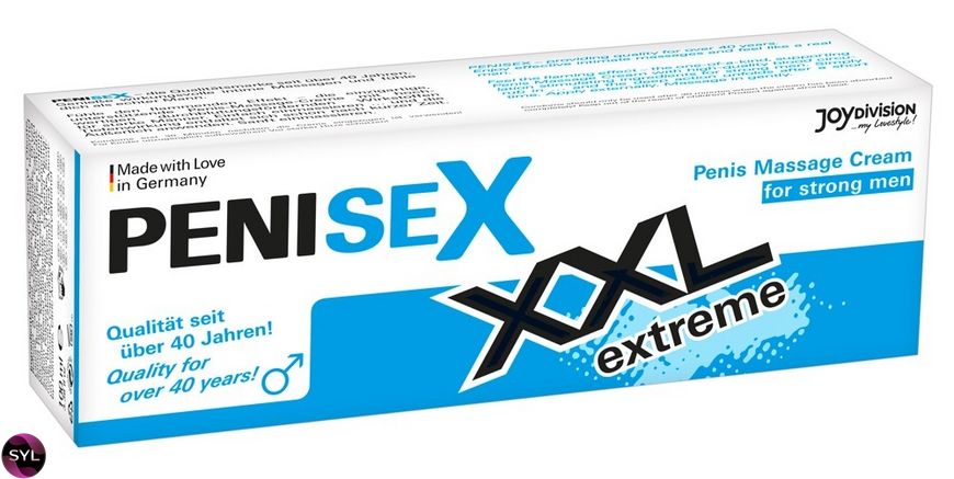 Крем для усиления эрекции и увлечения члена Joy Division PeniSex XXL Extreme Massage Cream 100 мл 14525 фото
