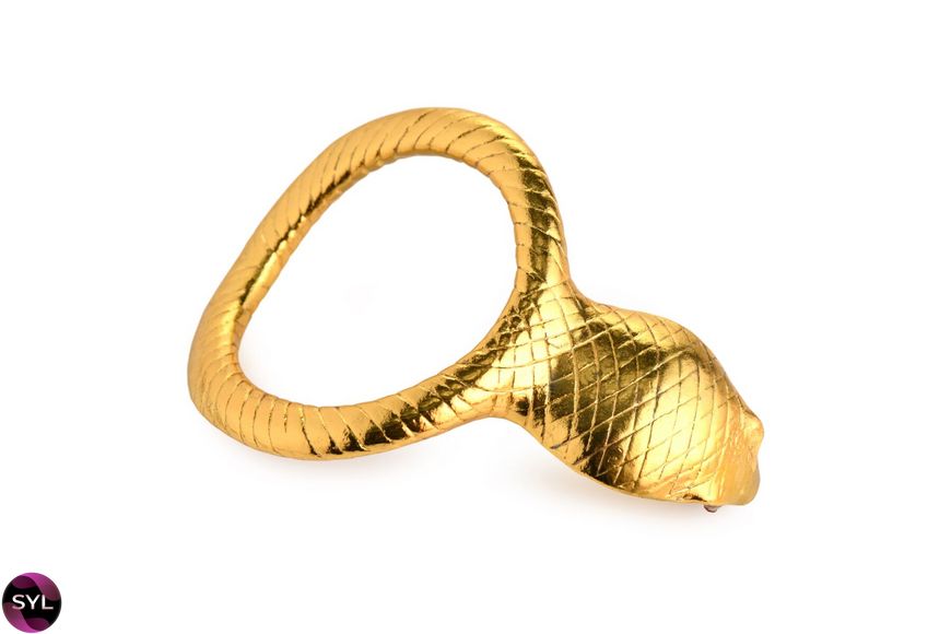 Эрекционное кольцо Master Series Cobra King Golden Cock Ring SO8799 фото