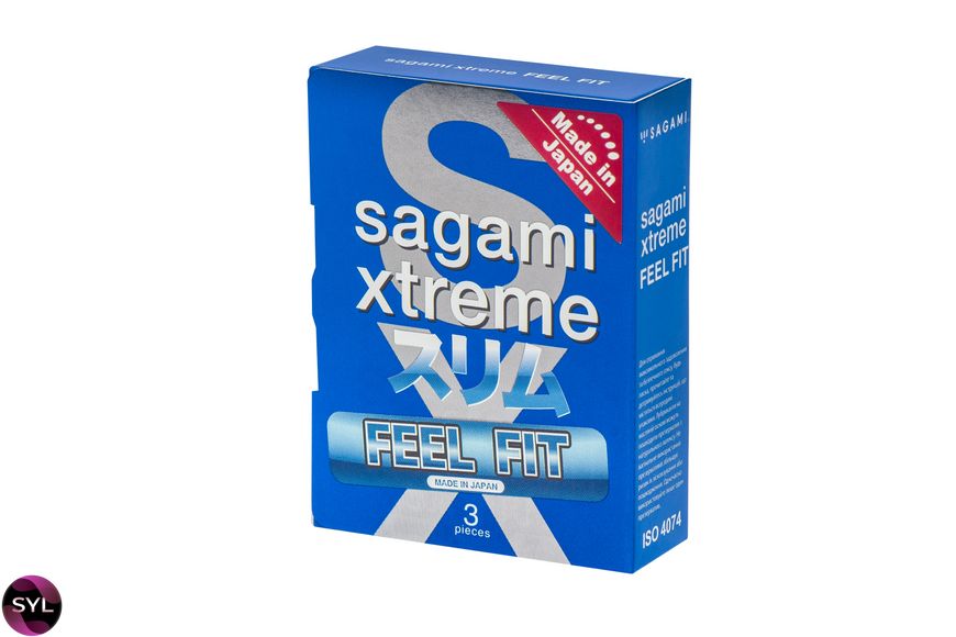 Упаковка 3шт Sagami Xtreme Feel Fit S000990797 фото