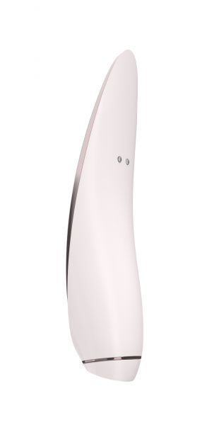 Люксовий вакуумний стимулятор Satisfyer Luxury Pret-a-Porter White з шкіряною вставкою SO2467 SafeYourLove