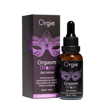 Exciting drops for the clitoris Orgie Orgasm Drops, 30 ml, warming and cooling effect