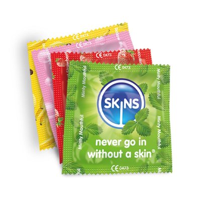 Презервативы Skins со вкусами UCIU000865 фото
