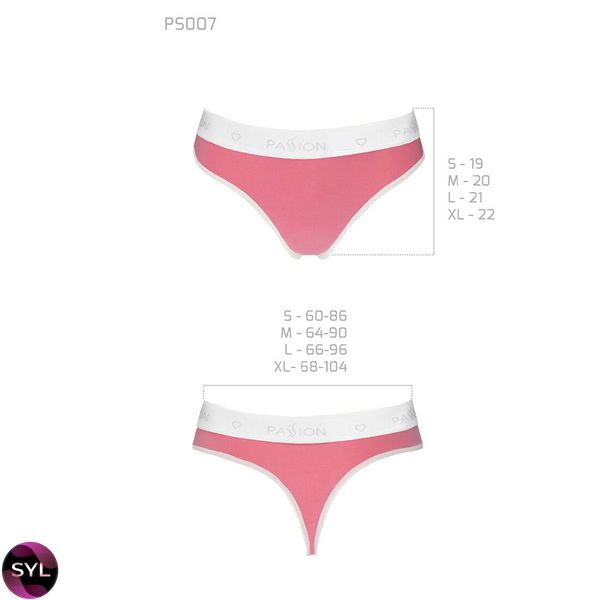 Спортивні трусики-стрінги Passion PS007 PANTIES pink, SO4257 SafeYourLove