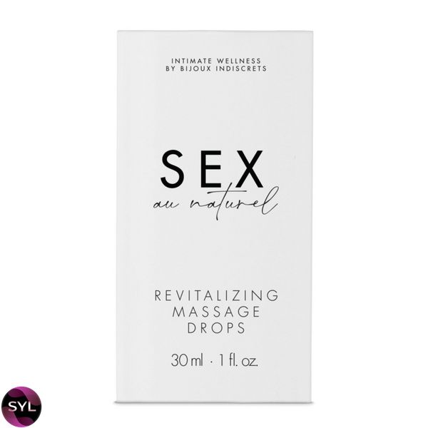 Відновлювальні краплі для інтимного масажу Bijoux Indiscrets Sex au Naturel — Revitalizing Intimate SO6632 SafeYourLove