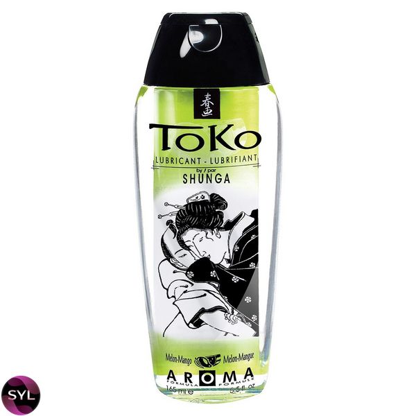 Лубрикант на водній основі Shunga Toko AROMA - Melon Mango (165 мл), не містить цукру SO2534 SafeYourLove