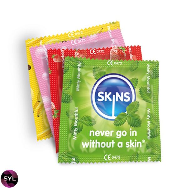Презервативы Skins со вкусами UCIU000865 фото