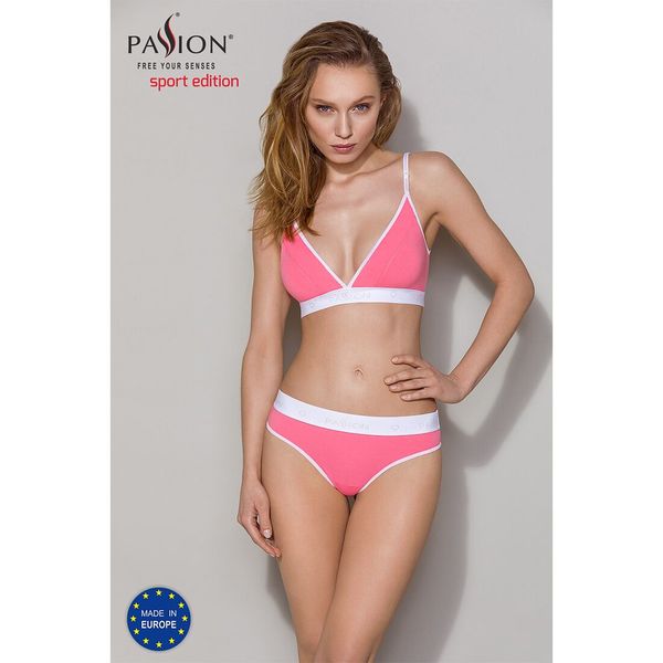 Спортивные трусики-стринги Passion PS007 PANTIES pink SO4257 фото