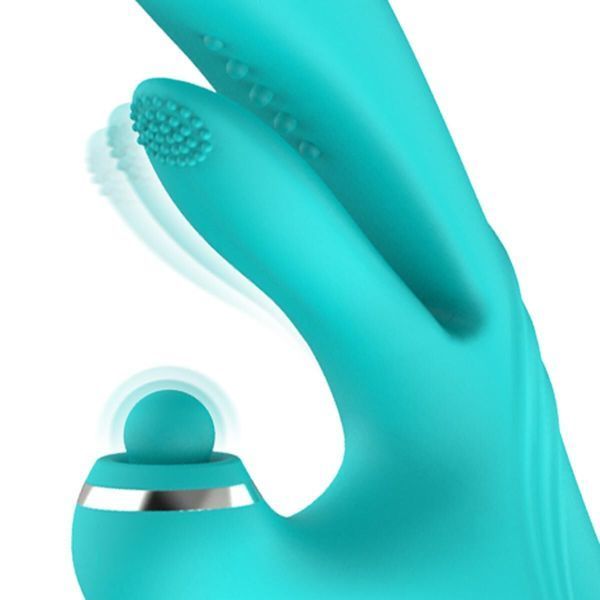 Вібратор-кролик Good Vibes Only - Lisa Thrusting Rabbit Vibrator with G-Spot Stimulator SX3066 SafeYourLove