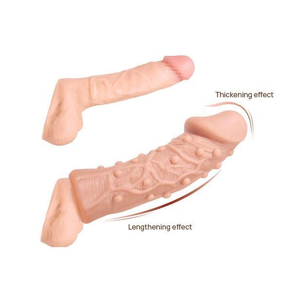 Cock sleeve Kokos Extreme ES.06, thickening, stimulating relief, size M