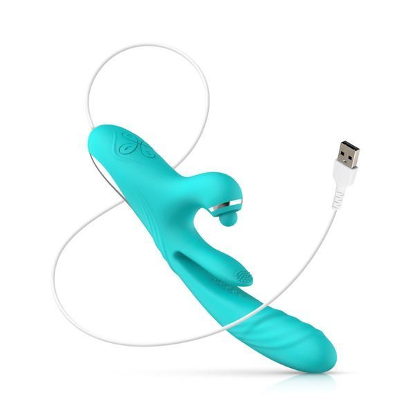 Вібратор-кролик Good Vibes Only - Lisa Thrusting Rabbit Vibrator with G-Spot Stimulator SX3066 SafeYourLove