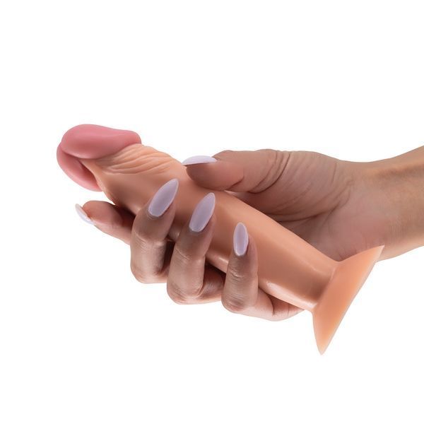 Realistyczny dildo CRUSHIOUS Ollie z przyssawką, 17 x 3,7 cm