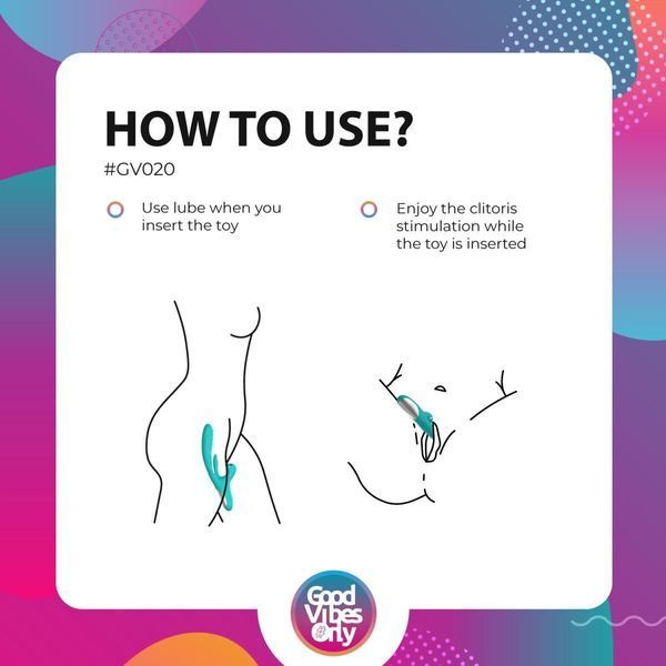 Вібратор-кролик Good Vibes Only - Lisa Thrusting Rabbit Vibrator with G-Spot Stimulator SX3066 SafeYourLove