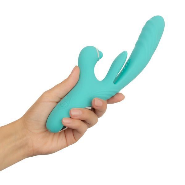 Вібратор-кролик Good Vibes Only - Lisa Thrusting Rabbit Vibrator with G-Spot Stimulator SX3066 SafeYourLove