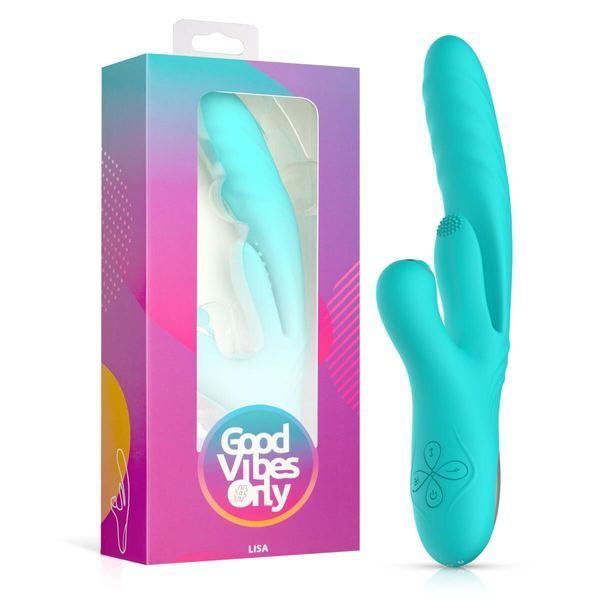 Вібратор-кролик Good Vibes Only - Lisa Thrusting Rabbit Vibrator with G-Spot Stimulator SX3066 SafeYourLove