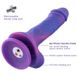 Фалоімітатор 8.2″ з вібрацією для секс-машин Hismith Purple Silicone Dildo with Vibe, KlicLok SO6212 фото 4 Safeyourlove