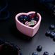 Świeca do masażu w kształcie serca Candy Blueberry, 70 ml