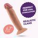 Realistyczny dildo CRUSHIOUS Ollie z przyssawką, 17 x 3,7 cm