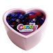 Świeca do masażu w kształcie serca Candy Blueberry, 70 ml