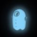 Вакуумний кліторальний стимулятор із вібрацією Satisfyer Glowing Ghost, колір White SX0544 фото 6 Safeyourlove