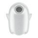Вакуумний кліторальний стимулятор із вібрацією Satisfyer Glowing Ghost, колір White SX0544 фото 2 Safeyourlove