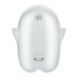 Вакуумний кліторальний стимулятор із вібрацією Satisfyer Glowing Ghost, колір White SX0544 фото 5 Safeyourlove